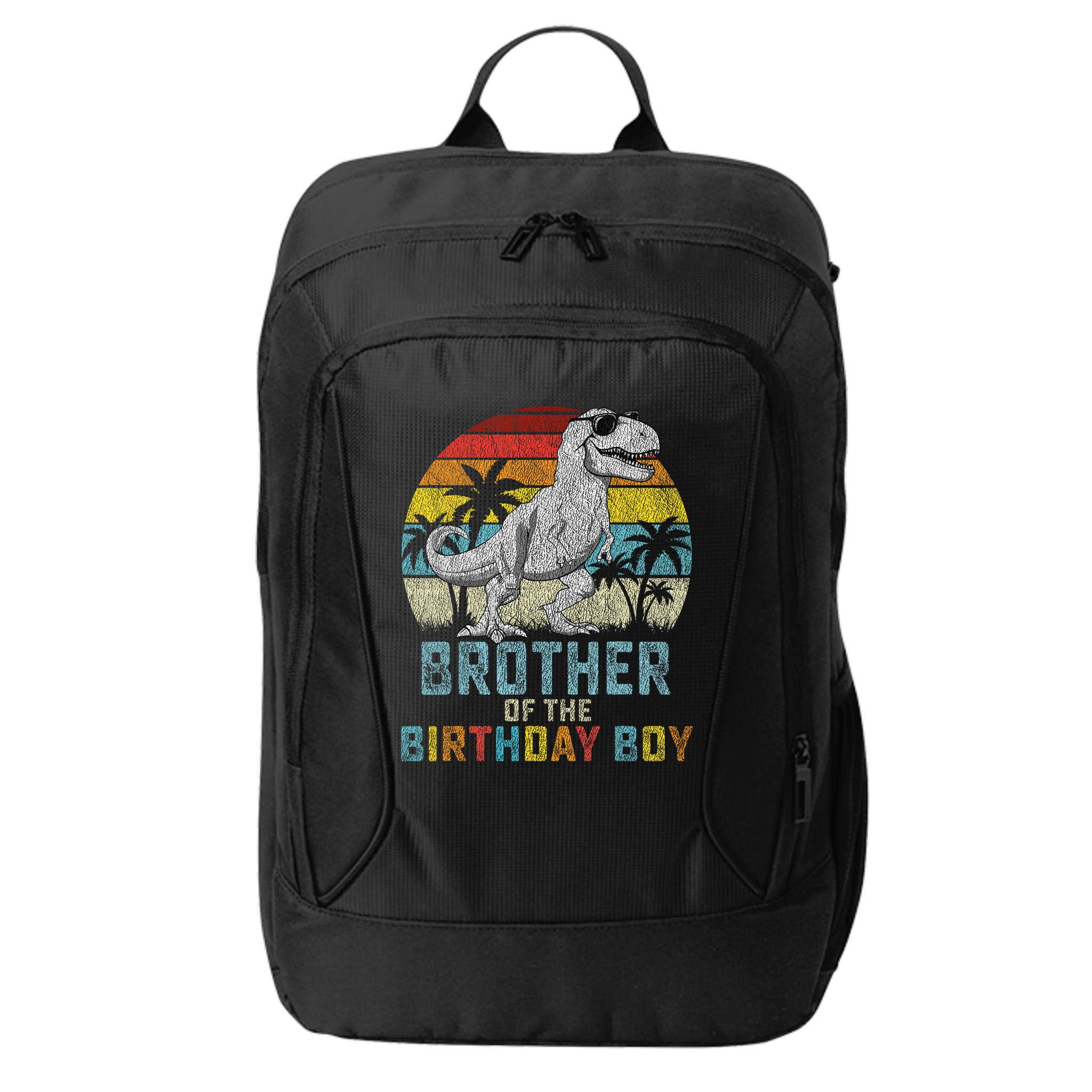 Brother Dinosaur Of The Birthday Matching Family City Backpack