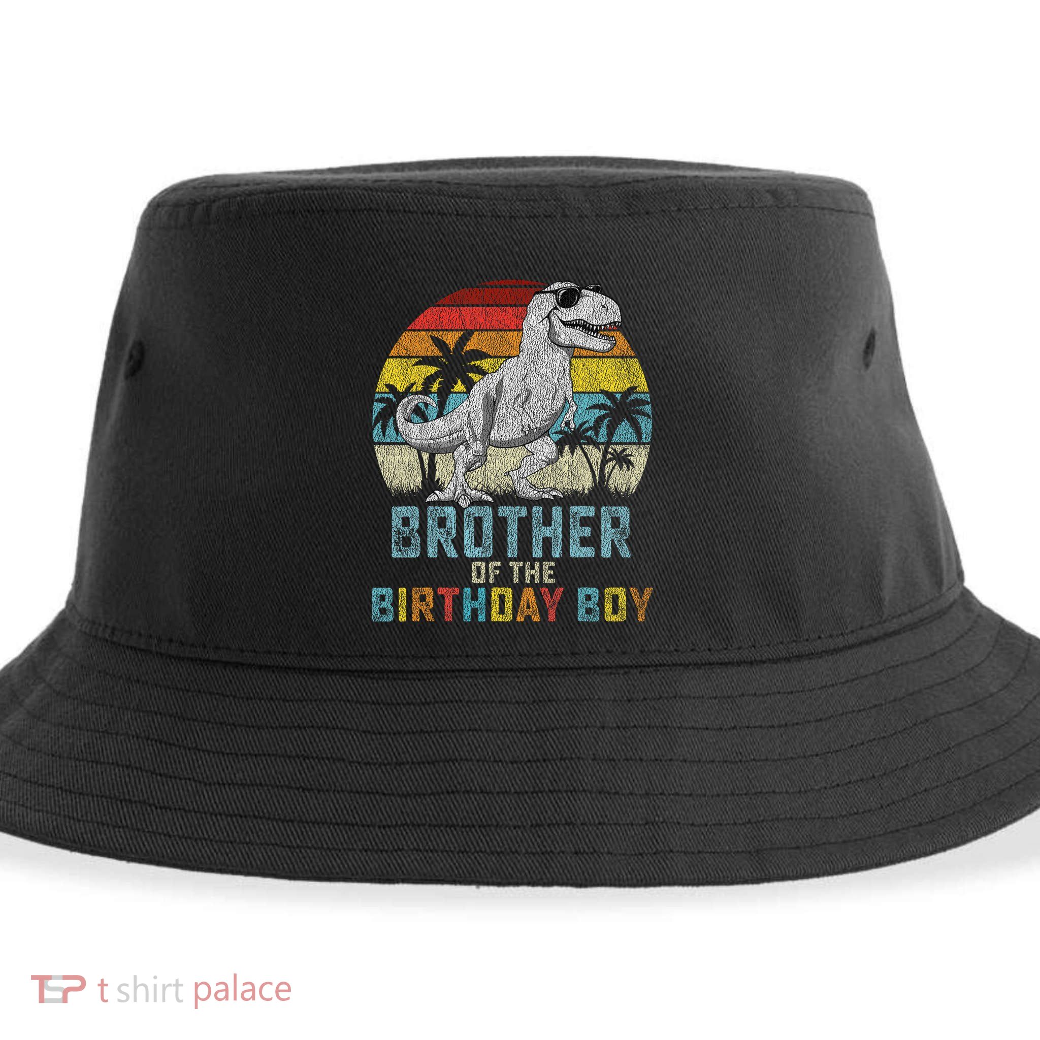 Brother Dinosaur Of The Birthday Matching Family Sustainable Bucket Hat