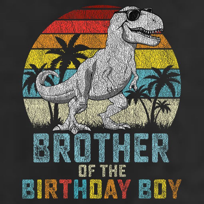 Brother Dinosaur Of The Birthday Matching Family Adult Drive Performance Visor