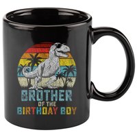 Brother Dinosaur Of The Birthday Matching Family 11oz C Handle Ceramic Mug