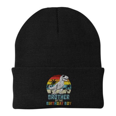 Brother Dinosaur Of The Birthday Matching Family Beanie