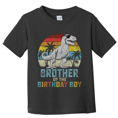Brother Dinosaur Of The Birthday Matching Family Toddler T-Shirt