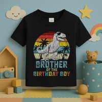 Brother Dinosaur Of The Birthday Matching Family Toddler T-Shirt