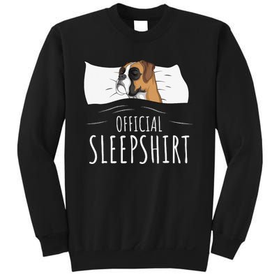 Boxer Dog Official Sleep Sweatshirt