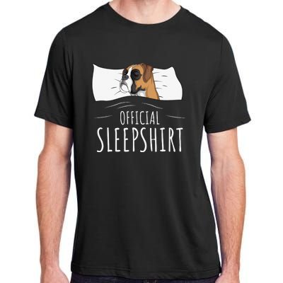 Boxer Dog Official Sleep Adult ChromaSoft Performance T-Shirt