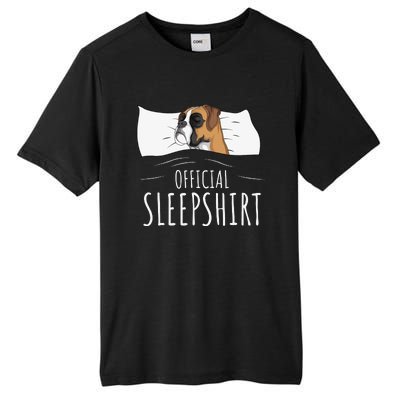 Boxer Dog Official Sleep Tall Fusion ChromaSoft Performance T-Shirt