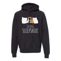 Boxer Dog Official Sleep Premium Hoodie