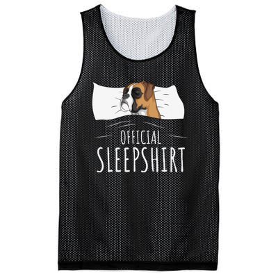 Boxer Dog Official Sleep Mesh Reversible Basketball Jersey Tank