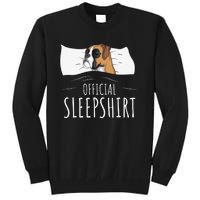 Boxer Dog Official Sleep Tall Sweatshirt