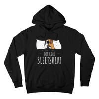 Boxer Dog Official Sleep Tall Hoodie