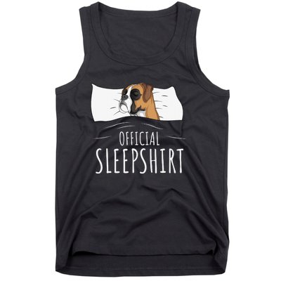 Boxer Dog Official Sleep Tank Top