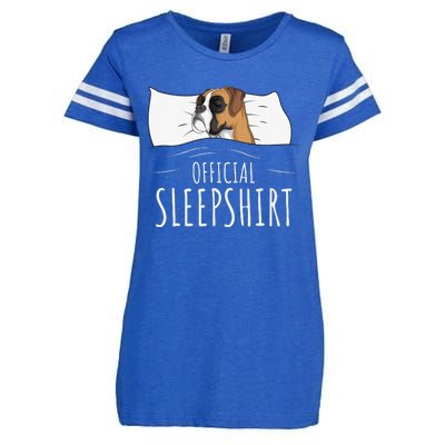 Boxer Dog Official Sleep Enza Ladies Jersey Football T-Shirt