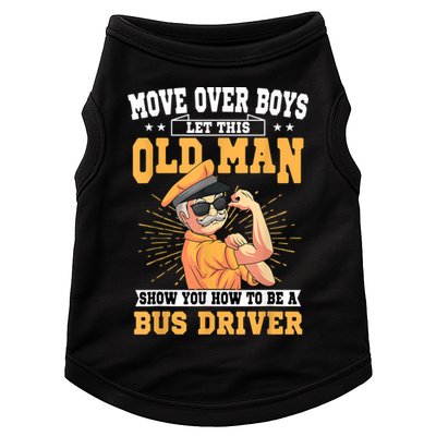Bus Driver Old Operator Uniform Driving Shuttle Transit Doggie Tank