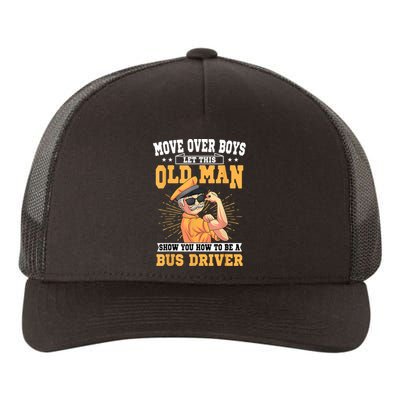 Bus Driver Old Operator Uniform Driving Shuttle Transit Yupoong Adult 5-Panel Trucker Hat