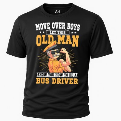 Bus Driver Old Operator Uniform Driving Shuttle Transit Performance Shirt