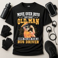 Bus Driver Old Operator Uniform Driving Shuttle Transit Performance Shirt