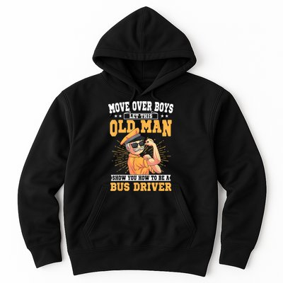 Bus Driver Old Operator Uniform Driving Shuttle Transit Hoodie