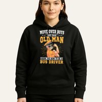 Bus Driver Old Operator Uniform Driving Shuttle Transit Hoodie
