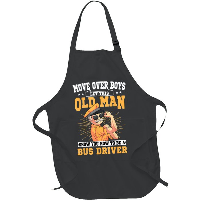Bus Driver Old Operator Uniform Driving Shuttle Transit Apron