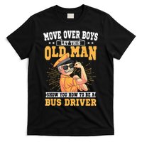 Bus Driver Old Operator Uniform Driving Shuttle Transit T-Shirt