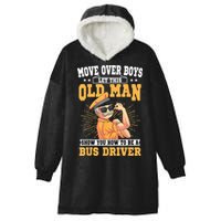 Bus Driver Old Operator Uniform Driving Shuttle Transit Hooded Wearable Blanket