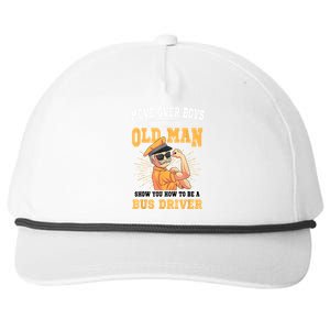 Bus Driver Old Operator Uniform Driving Shuttle Transit Snapback Five-Panel Rope Hat