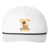 Bus Driver Old Operator Uniform Driving Shuttle Transit Snapback Five-Panel Rope Hat