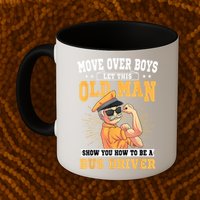 Bus Driver Old Operator Uniform Driving Shuttle Transit Mug