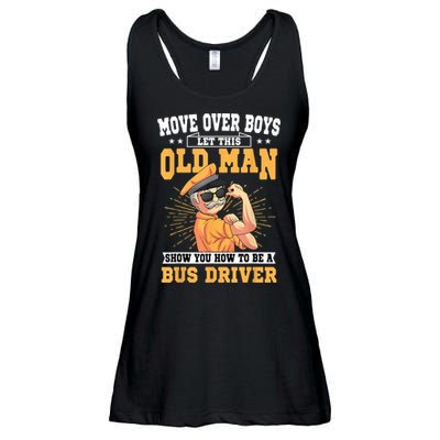Bus Driver Old Operator Uniform Driving Shuttle Transit Ladies Essential Flowy Tank