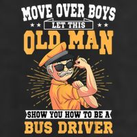 Bus Driver Old Operator Uniform Driving Shuttle Transit Tumbler