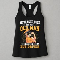 Bus Driver Old Operator Uniform Driving Shuttle Transit Womens Tank Top