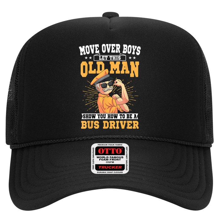 Bus Driver Old Operator Uniform Driving Shuttle Transit Hat