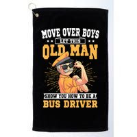 Bus Driver Old Operator Uniform Driving Shuttle Transit Golf Towel