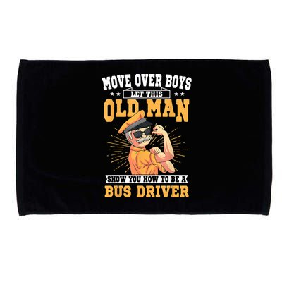 Bus Driver Old Operator Uniform Driving Shuttle Transit Microfiber Hand Towel