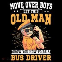 Bus Driver Old Operator Uniform Driving Shuttle Transit Crop Top