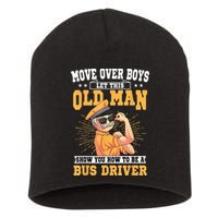 Bus Driver Old Operator Uniform Driving Shuttle Transit Short Acrylic Beanie