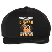 Bus Driver Old Operator Uniform Driving Shuttle Transit Wool Snapback Cap