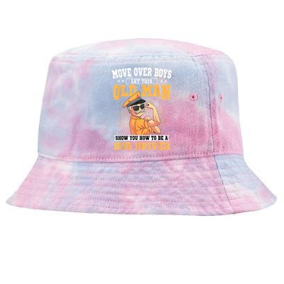 Bus Driver Old Operator Uniform Driving Shuttle Transit Tie-Dyed Bucket Hat