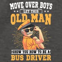 Bus Driver Old Operator Uniform Driving Shuttle Transit Vector Backpack