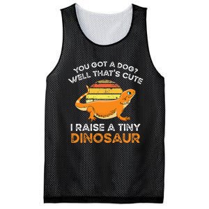 Bearded Dragon Owner I Raise A Tiny Dinosaur Bearded Dragon Mesh Reversible Basketball Jersey Tank