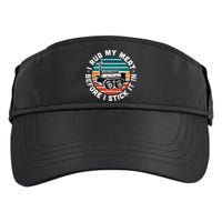 BBQ Dad Offset Smoker Pit Accessory I Rub My Meat Funny Text Adult Drive Performance Visor