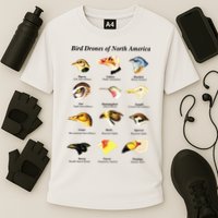 Bird Drones Of North America Cooling Performance Crew T-Shirt