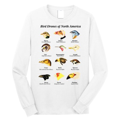 Bird Drones Of North America Long Sleeve Shirt