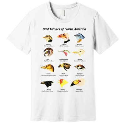 Bird Drones Of North America Premium T-Shirt