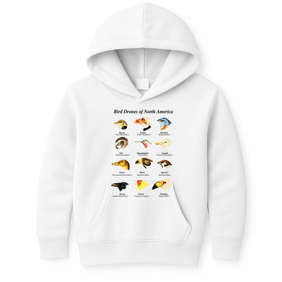 Bird Drones Of North America Kids Hoodie