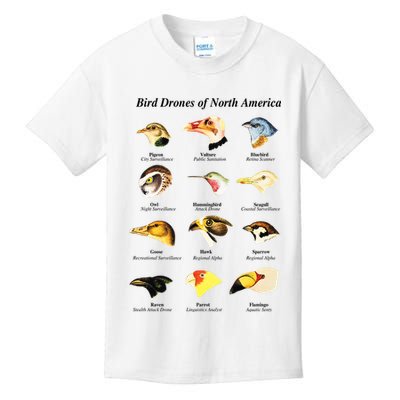 Bird Drones Of North America Kids T-Shirt
