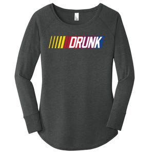 Bunkering Donut Operato Silly Geese Sg Drunk Women's Perfect Tri Tunic Long Sleeve Shirt