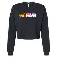 Bunkering Donut Operato Silly Geese Sg Drunk Cropped Pullover Crew