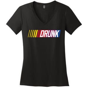 Bunkering Donut Operato Silly Geese Sg Drunk Women's V-Neck T-Shirt