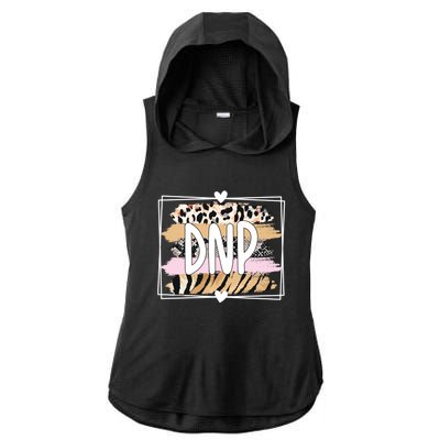 Best Doctor Of Nursing Practice Appreciation Gift Ladies PosiCharge Tri-Blend Wicking Draft Hoodie Tank